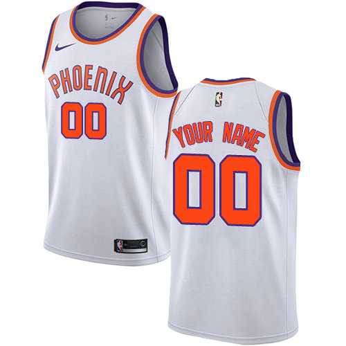 Men & Youth Customized Phoenix Suns Swingman White Nike Association Edition Jersey->customized nba jersey->Custom Jersey